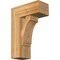 Ekena Millwork Imperial Block Rough Sawn Bracket w/ Offset Brace, Western Red Cedar, 8"W x 18"D x 26"H BKT0806X18X26IMP05RWR - alternate 1